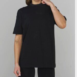 YOUNGLA W443 Simple Tee Black